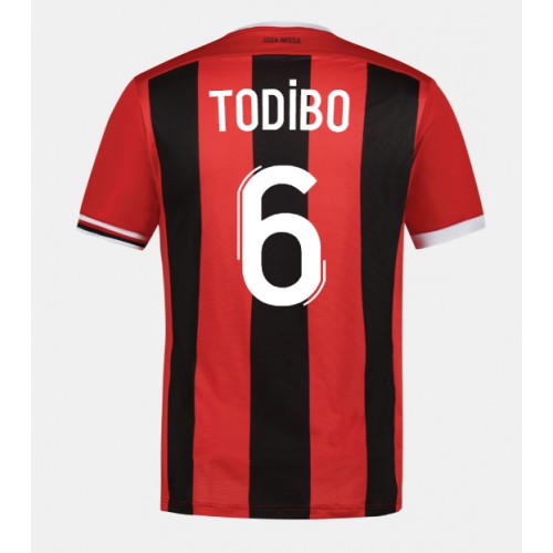 OGC Nice Jean-Clair Todibo #6 Domaci Dres 2023-24 Kratak Rukav